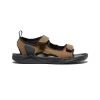 Keen Men's Drift Creek Two-Strap Sandal | Bison/Black -Step Style Shop 01687d4afc955bb1c6fb53545d16b954d34b5839