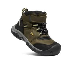 Keen Little Kids' Ridge Flex Waterproof Boot | Dark Olive/Dusky Citron -Step Style Shop 0285da6ac7e7da809605615577c3f3f313f93097