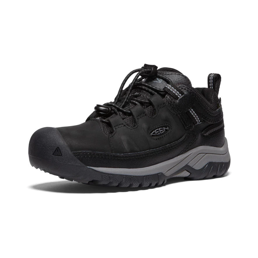 Keen Big Kids' Targhee Waterproof Shoe | Black/Steel Grey 5 Keen Big Kids' Targhee Waterproof Shoe | Black/Steel Grey - Image 3