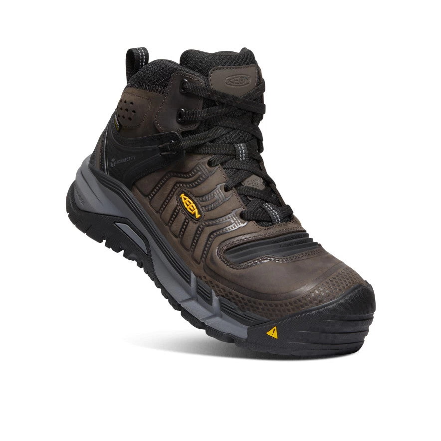 Keen Men's Kansas City+ Waterproof Mid (Carbon-Fiber Toe) | Coffee Bean/Black 5 Keen Men's Kansas City+ Waterproof Mid (Carbon-Fiber Toe) | Coffee Bean/Black - Image 3