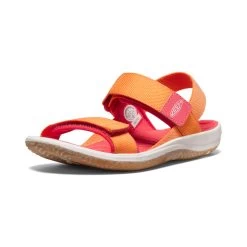 Keen Big Kids' Elle Backstrap | Tangerine/Cayenne -Step Style Shop 051cac8474bc8df575a91bff7a772dfa4a5bcd50