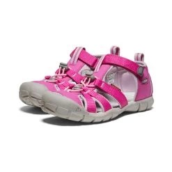 Keen Big Kids' Seacamp II CNX | Very Berry/Dawn Pink -Step Style Shop 083fc728ef0ab23419fc192214932108fc5485e4