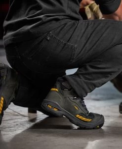 Keen Men's Troy 6" Waterproof Boot (Carbon-Fiber Toe) | Magnet/Black -Step Style Shop 1025697 PDP LeftImage