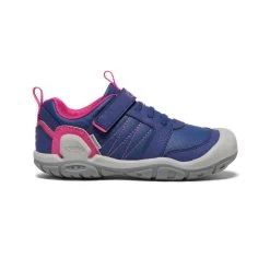 Keen Big Kids' Knotch Peak Sneaker | Blue Depths/Pink Peacock