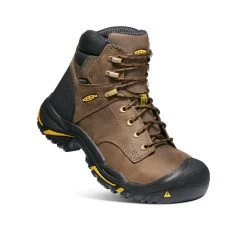 Keen Men's Mt Vernon 6" Waterproof Boot (Steel Toe) | Cascade Brown -Step Style Shop 126249bbf13baee85d2ade2f0612b34699a3ca6f