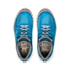 Keen Women's Zionic Waterproof Hiking Boot | Fjord Blue/Tangerine -Step Style Shop 15660eae9f1a2d97af36d38956c5f7df8fa0b1e7