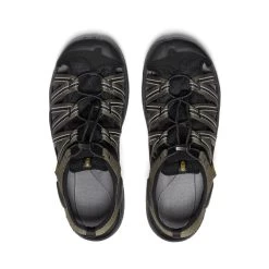 Keen Men's Drift Creek H2 Sandal | Dark Olive/Black -Step Style Shop 161a56f8363213aea313f91e97dac60b5c7c19c0