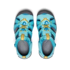 Keen Big Kids' Seacamp II CNX | Ipanema/Fjord Blue -Step Style Shop 1c24d3ed753a652028757cd93cb78f2dc2924cf2