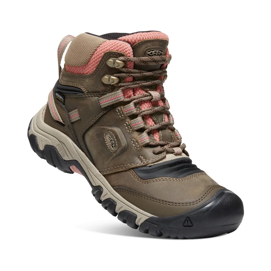 Keen Women's Ridge Flex Waterproof Boot | Timberwolf/Brick Dust 5 Keen Women's Ridge Flex Waterproof Boot | Timberwolf/Brick Dust - Image 3