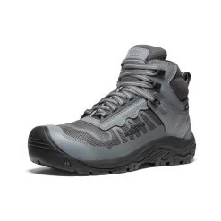 Keen Men's Reno Mid KBF Waterproof (Carbon-Fiber Toe) | Magnet/Black -Step Style Shop 26f2eb7528a4af1874f8d583382892d99752eee2