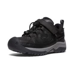 Keen Little Kids' Targhee Waterproof Shoe | Black/Steel Grey -Step Style Shop 32bf25fd855f4c7c4b9d55a804ab558a93cb3ae7