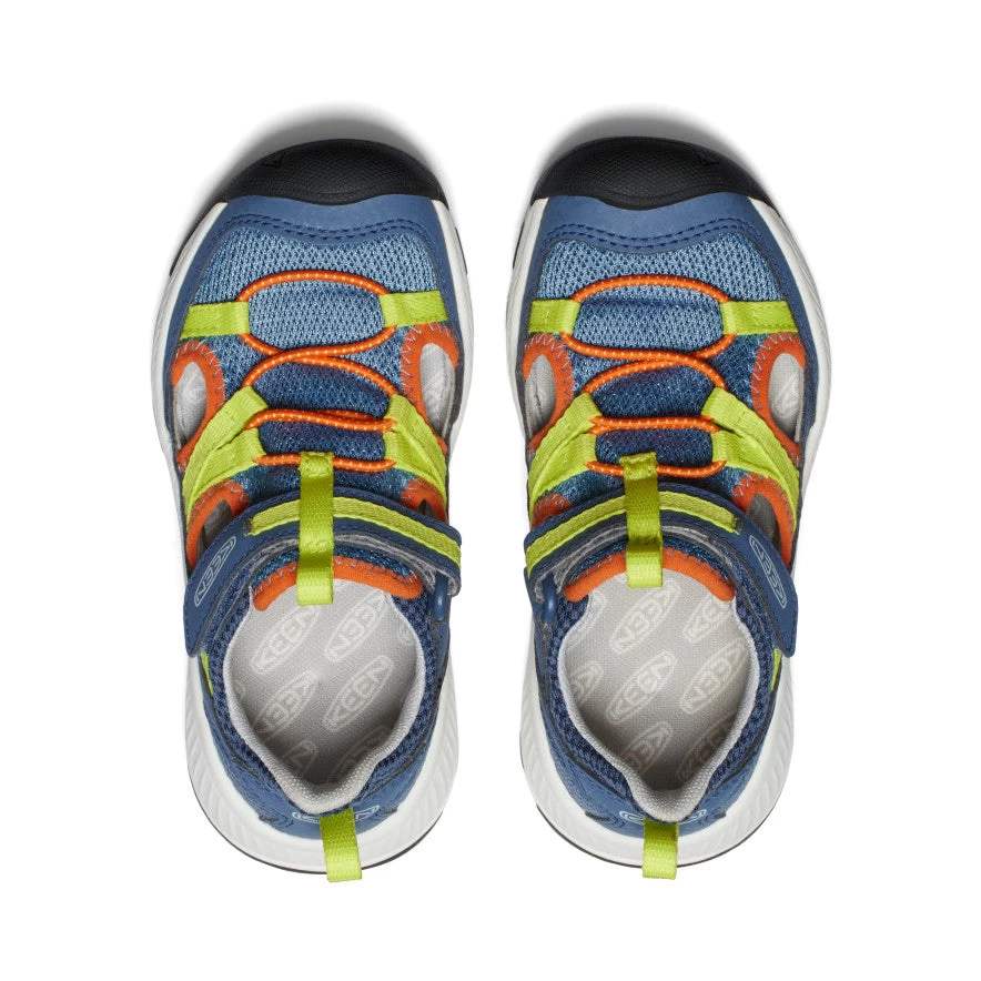 Keen Little Kids' Motozoa Sandal | Vintage Indigo/Scarlet Ibis 6 Keen Little Kids' Motozoa Sandal | Vintage Indigo/Scarlet Ibis - Image 4