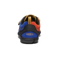Keen Little Kids' Jasper II Sneaker | Surf/Orange -Step Style Shop 373a9e66137a34859d6beb1d5f570bd1d6103a7b