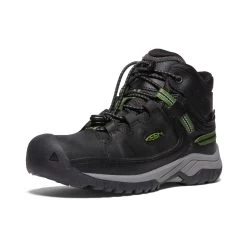 Keen Big Kids' Targhee Waterproof Boot | Black/Campsite -Step Style Shop 3a1f0d08db2986c818cb067a3e7c9544d631c715