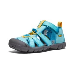 Keen Big Kids' Seacamp II CNX | Ipanema/Fjord Blue -Step Style Shop 3ebe7228c12b55028d8d33aab04333aab737cbee