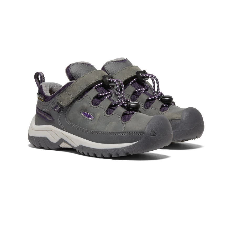 Keen Little Kids' Targhee Waterproof Shoe | Magnet/Tillandsia Purple 4 Keen Little Kids' Targhee Waterproof Shoe | Magnet/Tillandsia Purple - Image 2