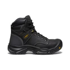 Keen Men's Mt Vernon 6" Waterproof Boot (Steel Toe) | Black