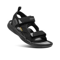 Keen Men's Drift Creek Two-Strap Sandal | Black/Steel Grey -Step Style Shop 4bc461fd4565342993978706636e0d685f461c5f