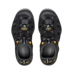 Keen Men's SOLR Sandal | Black/Gold -Step Style Shop 4e6a676c0d2f48744ededd84c32f91c47687a7df