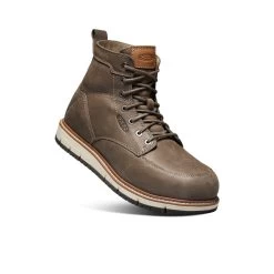 Keen Men's San Jose 6" Boot (Aluminum Toe) | Falcon/Caramel Cafe -Step Style Shop 4fca69f25d24af4134fc5c0ff97717dcf2d92122