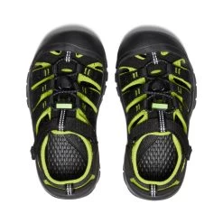 Keen Little Kids' Newport H2 | Black/Lime Green -Step Style Shop 52e041cb888da61ff8a46a971119feddcf523e9a