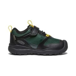 Keen Little Kids' Wanduro Waterproof Shoe | Black/Greener Pastures