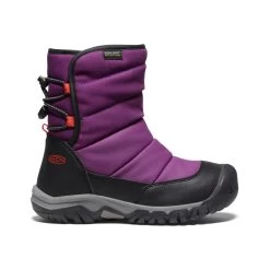 Keen Big Kids' Puffrider Waterproof Winter Boot | Charisma/Orange