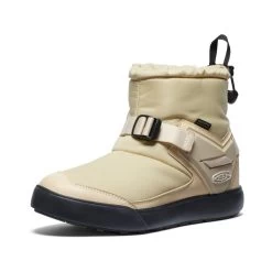 Keen Women's Hoodromeo Waterproof Slip-On Boot | Boulder/Black -Step Style Shop 553a204e5a34d6b19d06ad10ac0e86fef0cfa411