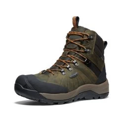 Keen Men's Revel IV Polar Waterproof Boot | Dark Olive/Marmalade -Step Style Shop 620b7535daa3a4603908485bce1bd10e35f7788f