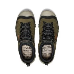 Keen Men's Targhee IV Wide Waterproof Hiking Shoe | Dark Olive/Gold Flame -Step Style Shop 6f7ad76cfea480b994bd3e127982bcd9e0f84994