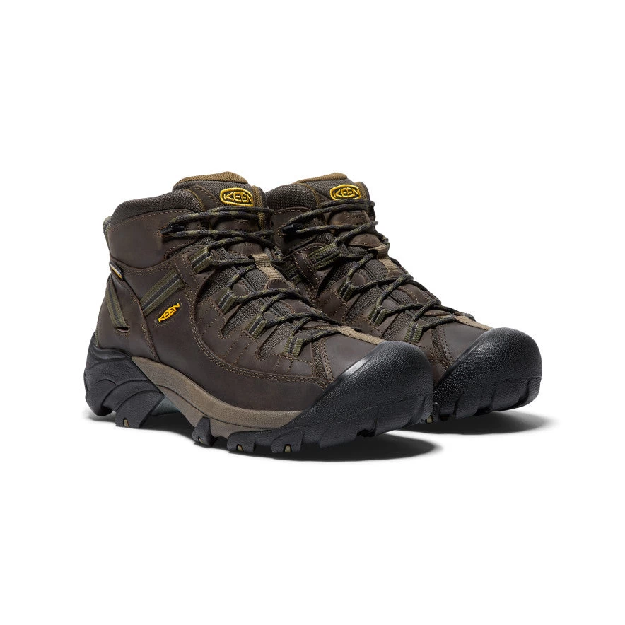 Keen Men's Targhee II Mid Waterproof Hiking Boots | Canteen/Dark Olive 4 Keen Men's Targhee II Mid Waterproof Hiking Boots | Canteen/Dark Olive - Image 2