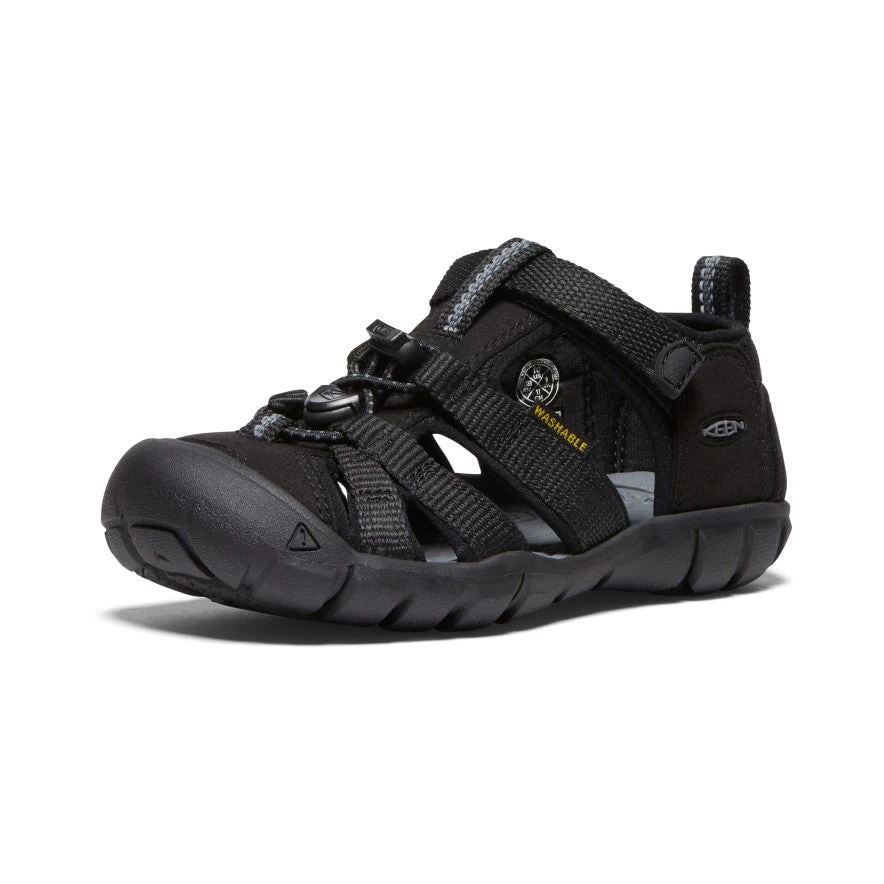 Keen Little Kids' Seacamp II CNX | Black/Grey 5 Keen Little Kids' Seacamp II CNX | Black/Grey - Image 3