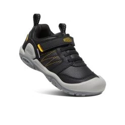 Little Kids' Knotch Peak Sneaker | Black/KEEN Yellow -Step Style Shop 7c6e8ae8a34b96b5cf58a6979237217043b6d910