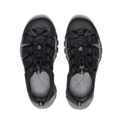 Keen Men's Newport Leather | Black/Steel Grey -Step Style Shop 7dd51eb3c6d1a43dad0e3d78a2835e696c3f8da3