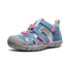 Keen Little Kids' Seacamp II CNX | Coronet Blue/Hot Pink -Step Style Shop 80cbf833d2ce370a40edcdca7a4c00874c41e010