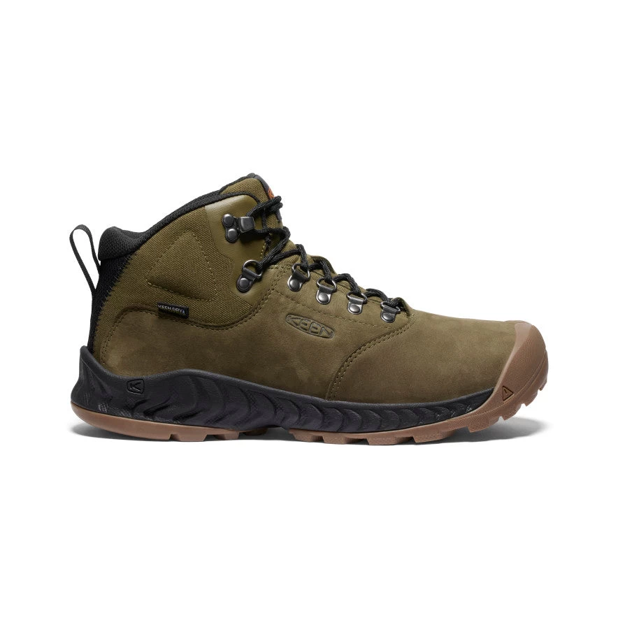 Keen Men's NXIS Explorer Waterproof Boot | Dark Olive/Black 3 Keen Men's NXIS Explorer Waterproof Boot | Dark Olive/Black