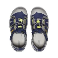 Keen Big Kids' Knotch Creek | Steel Grey/Blue Depths -Step Style Shop 838be6eb553a3a470e800edfe8866f7e6a90f741