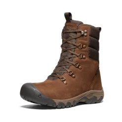 Keen Women's Greta Waterproof Boot | Bison/Java -Step Style Shop 897ecfd60a614e56428163ad4090f96cf8faca3a