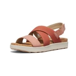 Keen Women's Elle Criss Cross Sandal | Baked Clay/Cork -Step Style Shop 8aee5ab0e79519865c8a46fb2914a2066317c312