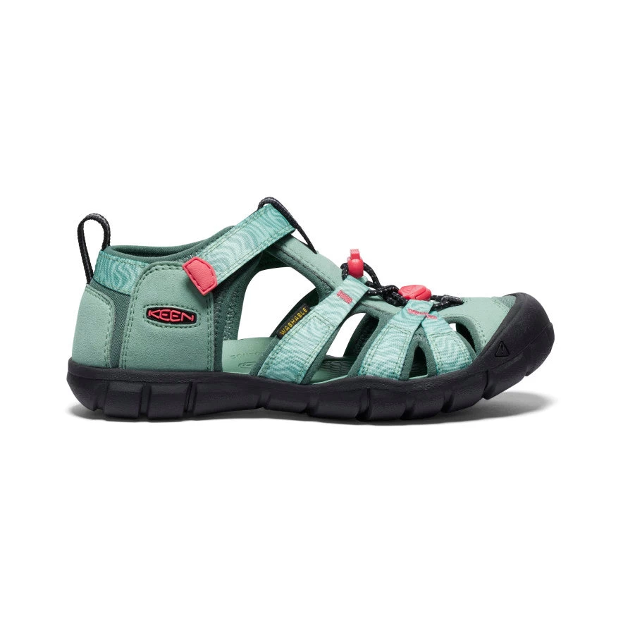 Keen Big Kids' Seacamp II CNX | Granite Green/Cayenne 3 Keen Big Kids' Seacamp II CNX | Granite Green/Cayenne