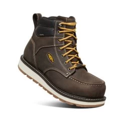 Keen Men's Cincinnati 6" Waterproof Boot (Carbon-Fiber Toe) | Dark Chocolate/Sandshell -Step Style Shop 8eebc103bc703592decc08b8374ecf55dcc906d4