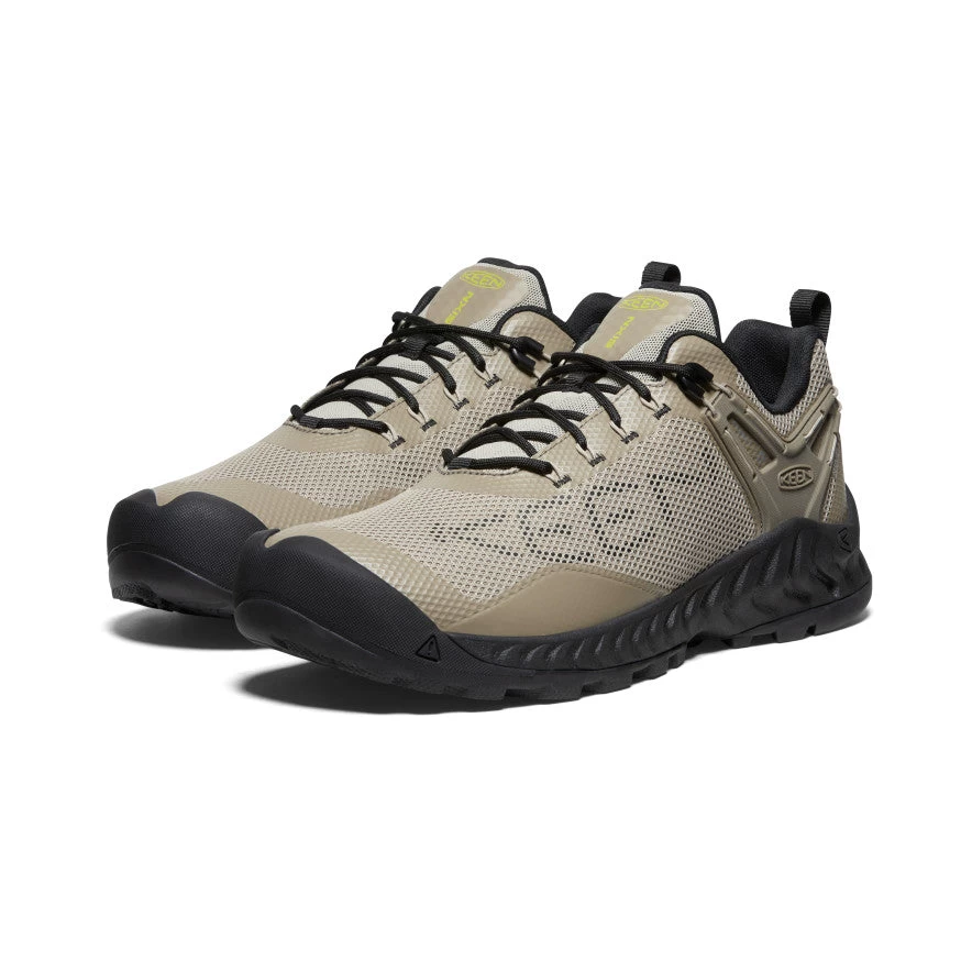 Keen Men's NXIS EVO Waterproof Shoe | Plaza Taupe/Citronelle 4 Keen Men's NXIS EVO Waterproof Shoe | Plaza Taupe/Citronelle - Image 2