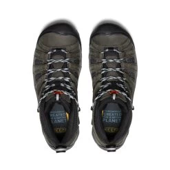 Keen Men's Voyageur Mid | Steel Grey/Scarlet Ibis -Step Style Shop 944935b6f6f01160fb634fcfc1b0f40af8d73d04