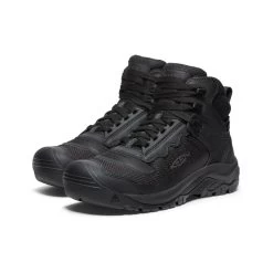 Keen Men's Reno KBF Waterproof Mid (Soft Toe) | Black/Black -Step Style Shop 96745081f850b8a4cd2aff56388051c8e7354eb1