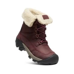 Keen Women's Betty Waterproof Short Boot | Burgundy/Brindle -Step Style Shop 969adeb8393e4071b9b23ad9d76df4f1beebbc02