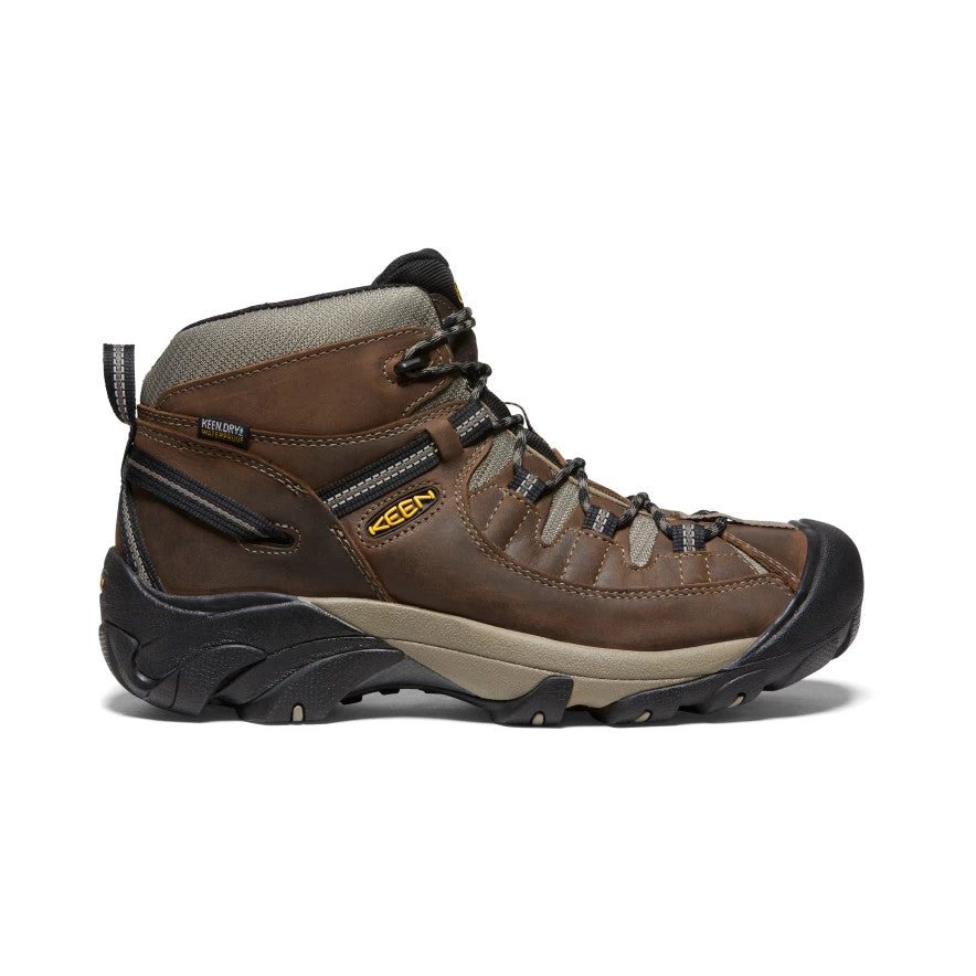 Keen Men's Targhee II Waterproof Mid Wide | Shitake/Brindle 3 Keen Men's Targhee II Waterproof Mid Wide | Shitake/Brindle