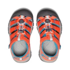 Keen Little Kids' Newport H2 | Safety Orange/Fjord Blue -Step Style Shop 9ba0512677486f9707499a01a7117cb5159627c8