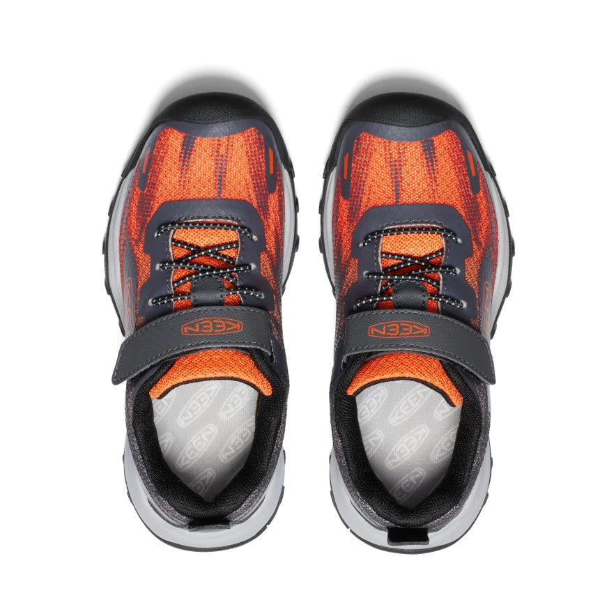 Keen Little Kids' Wanduro Speed Hiking Shoe | Magnet/Scarlet Ibis 6 Keen Little Kids' Wanduro Speed Hiking Shoe | Magnet/Scarlet Ibis - Image 4