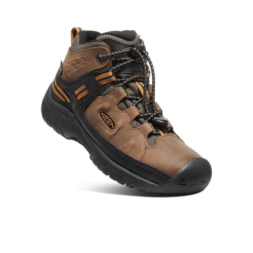Keen Big Kids' Targhee Waterproof Boot | Dark Earth/Golden Brown 5 Keen Big Kids' Targhee Waterproof Boot | Dark Earth/Golden Brown - Image 3