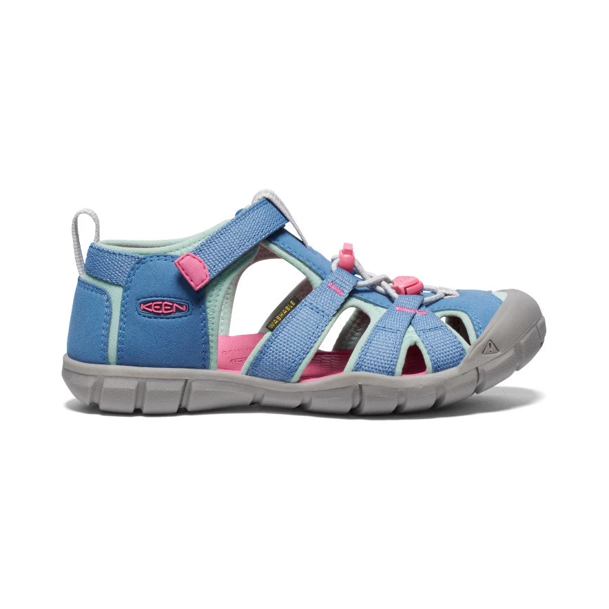 Keen Big Kids' Seacamp II CNX | Coronet Blue/Hot Pink 3 Keen Big Kids' Seacamp II CNX | Coronet Blue/Hot Pink